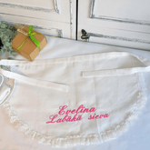 Linen Apron with text